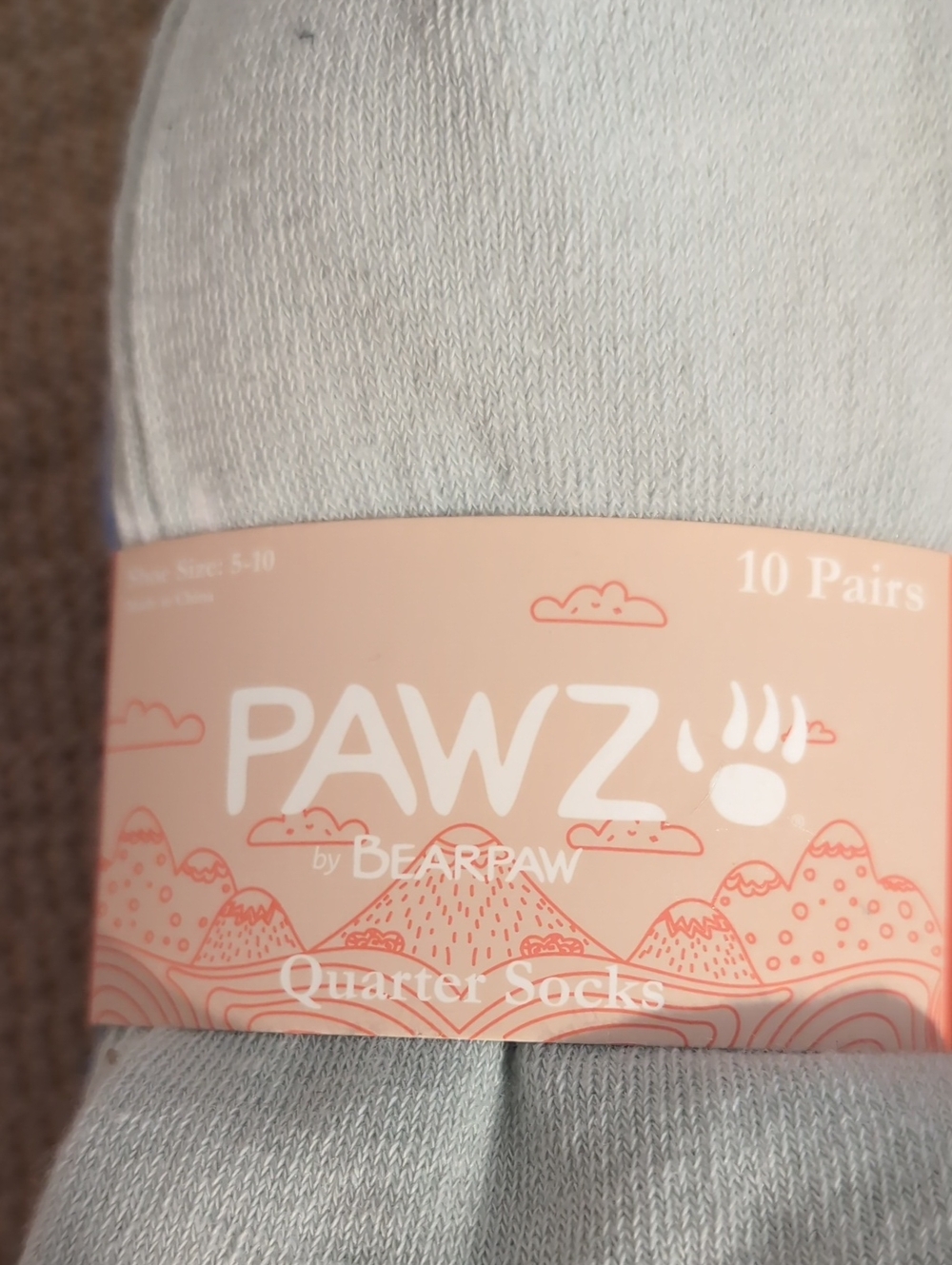 Pick 1 BearPaw Quarter Socks (10 Pairs) New - Picture 2 of 4